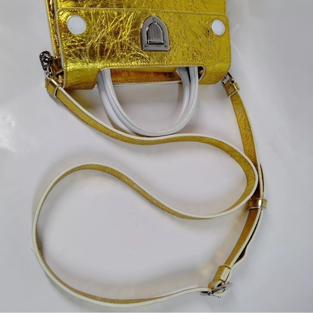 Christian Dior Diorever gold foil bag. Beautiful! With strap. - Picture 4 of 11